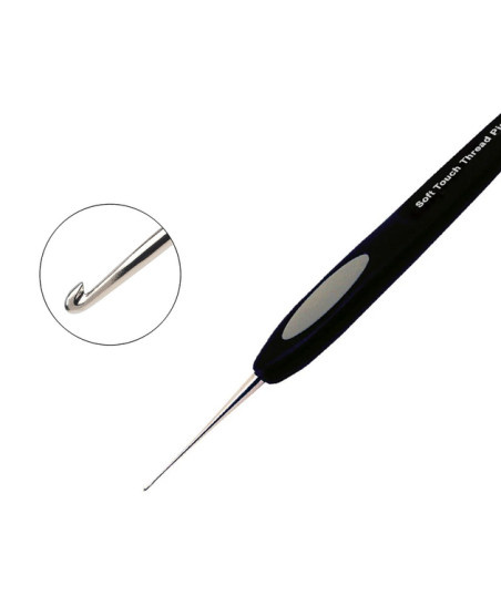 Hook for thin thread 0.4 mm - Soft Touch - Clover 4910