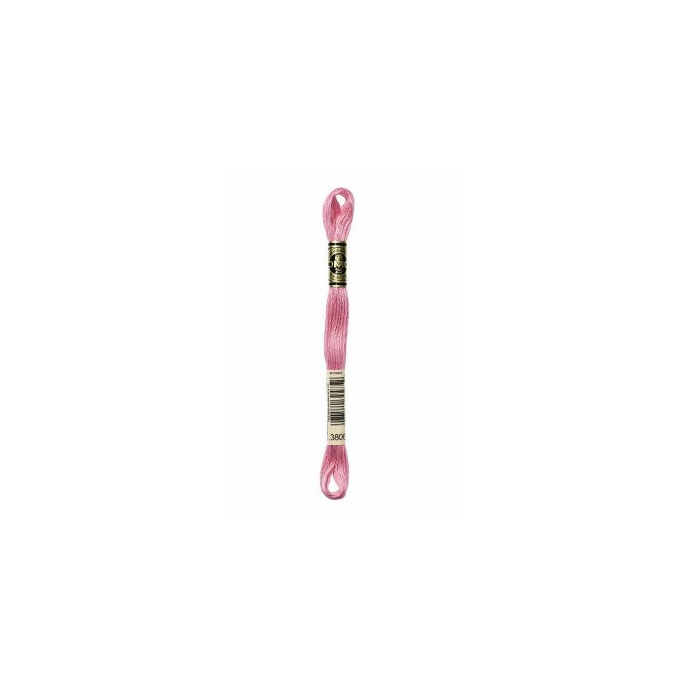 3806 floss DMC 3806 Light Cyclamen Pink art.117 3806 floss DMC 3806 Light Cyclamen Pink art.117