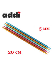Addi Colibri punching needles, aluminum 20 cm, 5 mm (204-7/5-20)
