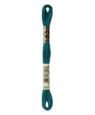 3847 floss DMC 3847 Dark Teal Green art.117