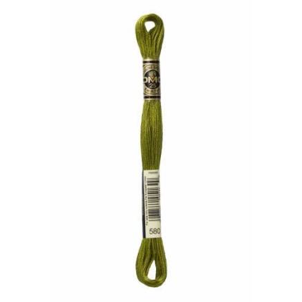 0580 floss DMC 580 Dark Moss Green art.117