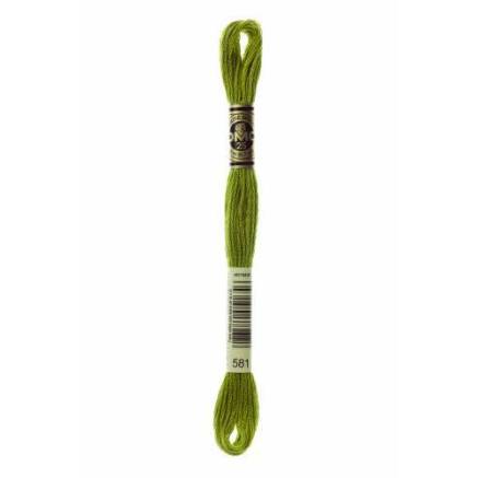 0581 floss DMC 581 Moss Green art.117