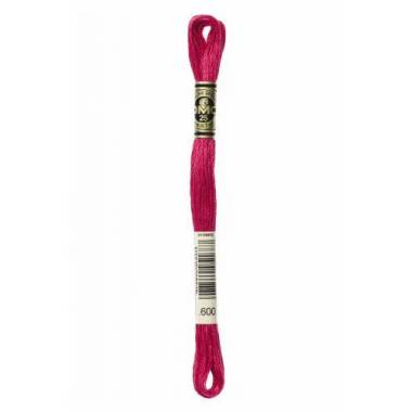 0600 floss DMC 600 Very Dark Cranberry art.117