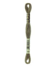 0640 floss DMC 640 Very Dark Beige Grey art.117