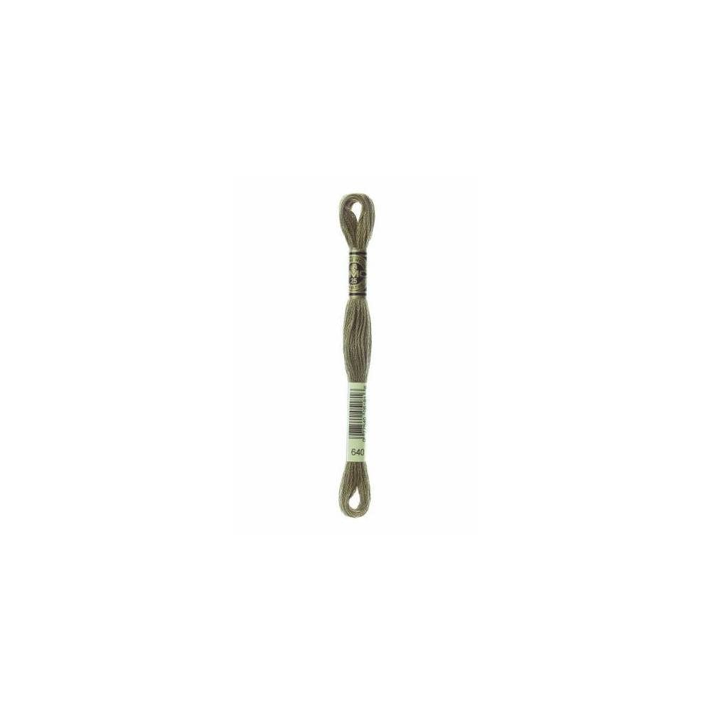 0640 floss DMC 640 Very Dark Beige Grey art.117 0640 floss DMC 640 Very Dark Beige Grey art.117