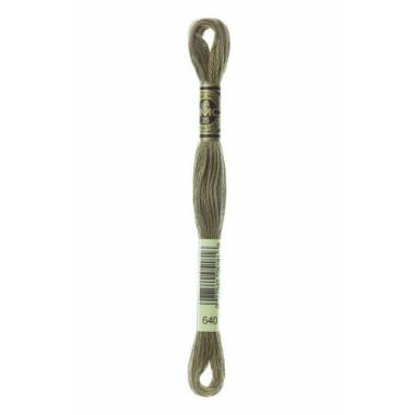 0640 floss DMC 640 Very Dark Beige Grey art.117