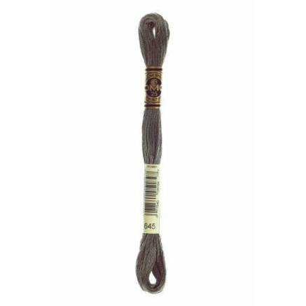 0645 floss DMC 645 Very Dark Beaver Grey art.117