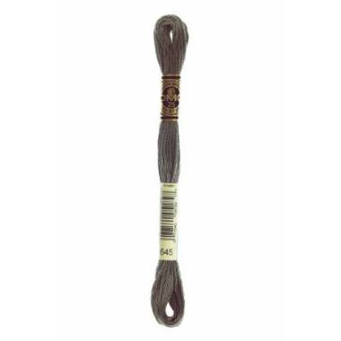 0645 floss DMC 645 Very Dark Beaver Grey art.117
