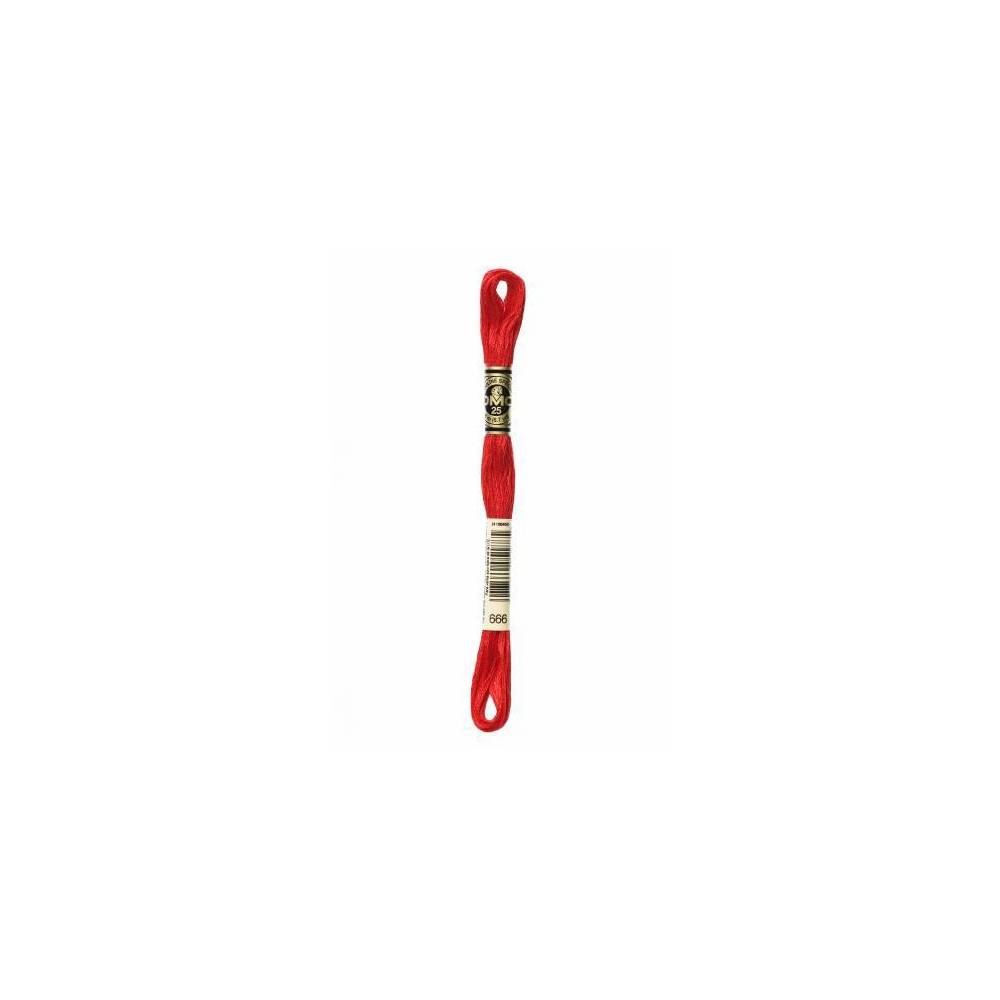 0666 муліне DMC 666 Bright Red арт.117 0666 муліне DMC 666 Bright Red арт.117