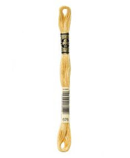 0676 floss DMC 676 Light Old Gold art.117