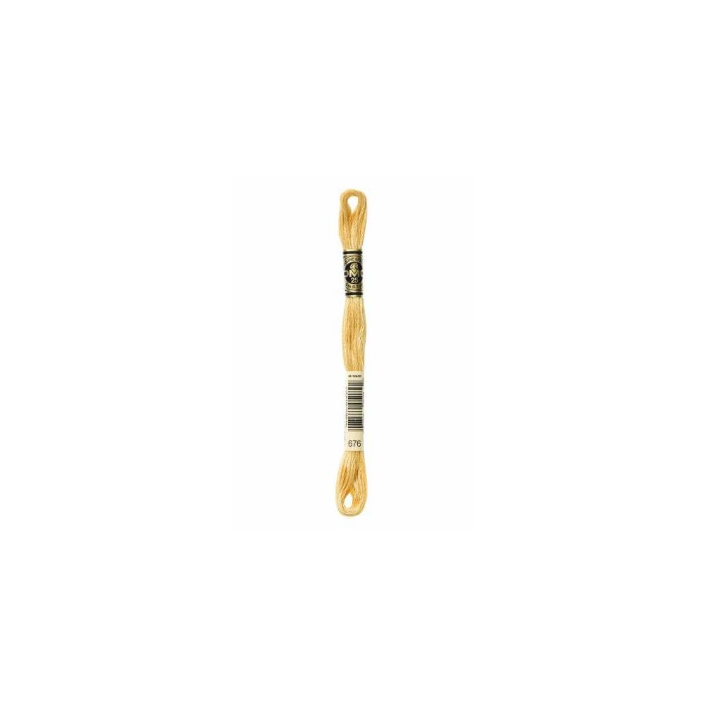 0676 мулине DMC 676 Light Old Gold арт.117 0676 мулине DMC 676 Light Old Gold арт.117