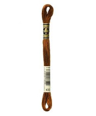 0433 floss DMC 433 Medium Brown art.117