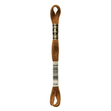 0434 floss DMC 434 Light Brown art.117
