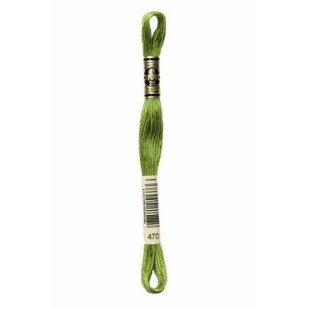 0470 floss DMC 470 Light Avocado Green art.117