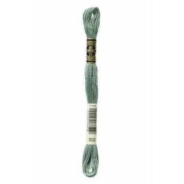 0502 мулине DMC 502 Blue Green арт.117