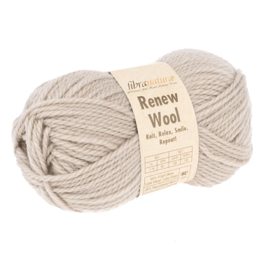 Пряжа Renew Wool Fibranatura, бежевий (101)