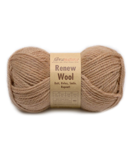 Renew Wool Fibranatura yarn, beige (101)