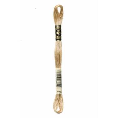 0738 мулине DMC 738 Very Light Tan арт.117