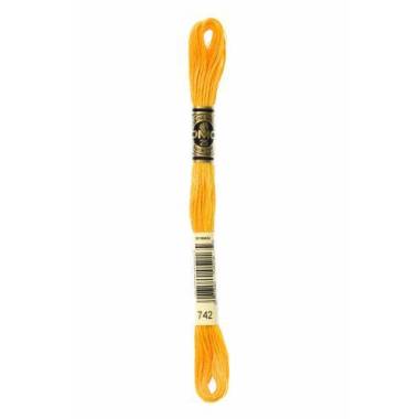 0742 мулине DMC 742 Light Tangerine арт.117