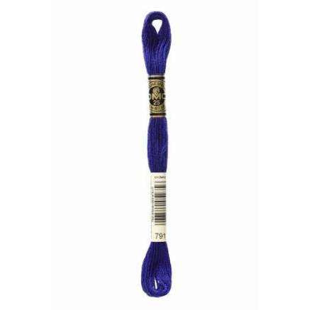 0791 floss DMC 791 Very Dark Cornflower Blueart.117
