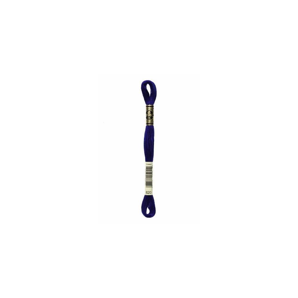 0820 мулине DMC 820 Very Dark Royal Blue арт.117 0820 мулине DMC 820 Very Dark Royal Blue арт.117