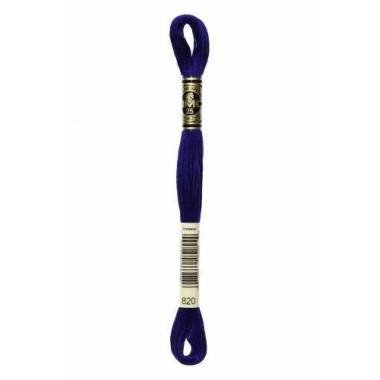 0820 мулине DMC 820 Very Dark Royal Blue арт.117