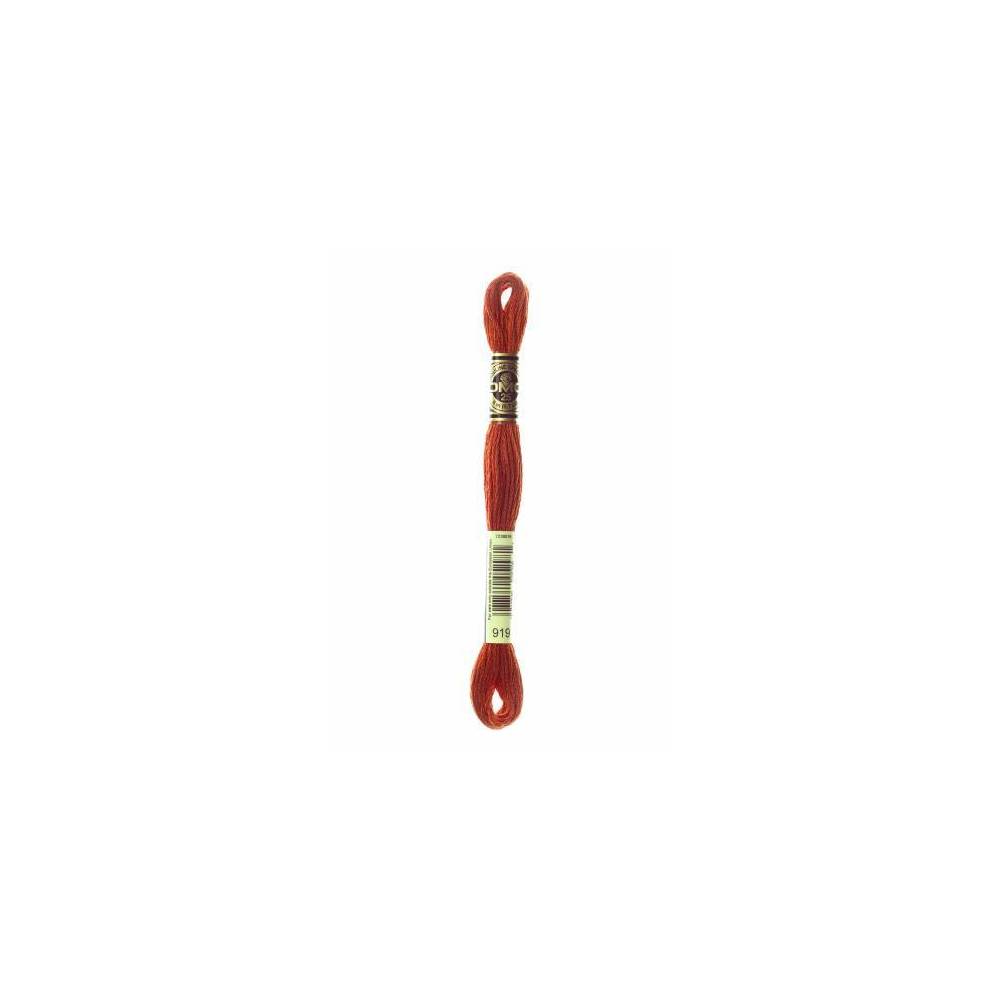 0919 floss DMC 919 Red Copper art.117 0919 floss DMC 919 Red Copper art.117