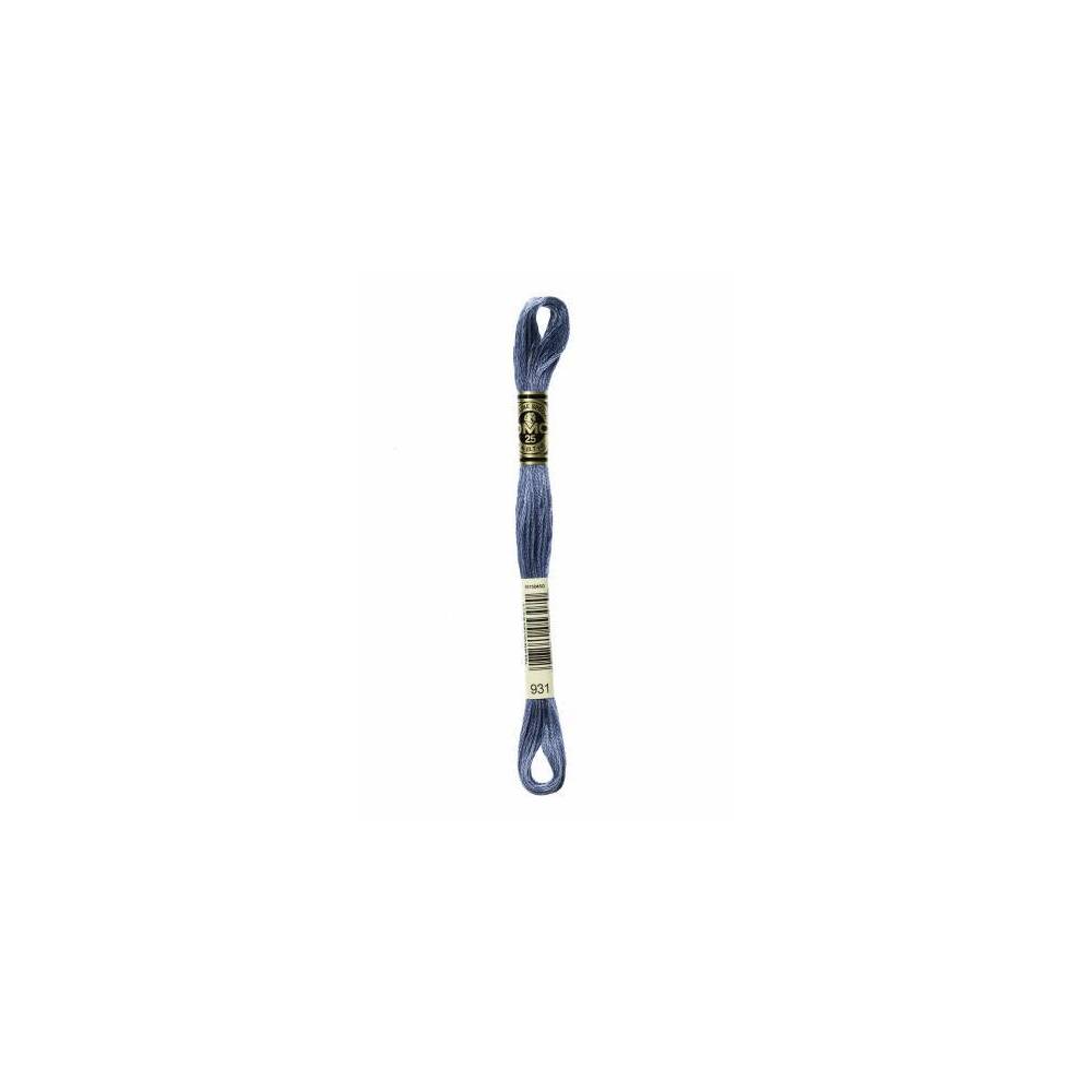 0931 floss DMC 931 Medium Antique Blue art.117 0931 floss DMC 931 Medium Antique Blue art.117