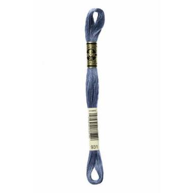 0931 мулине DMC 931 Medium Antique Blue арт.117