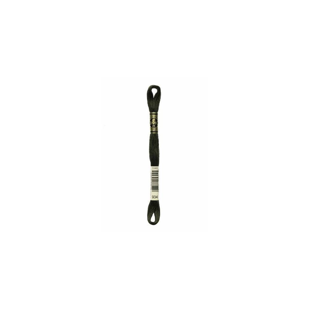 0934 floss DMC 934 Black Avocado Green art.117 0934 floss DMC 934 Black Avocado Green art.117