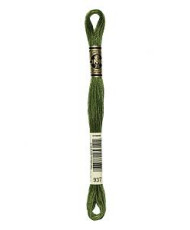 0937 floss DMC 937 Medium Avocado Green art.117