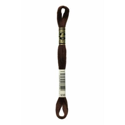 0938 муліне DMC 938 Ultra Dark Coffee Brown арт.117