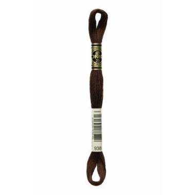 0938 мулине DMC 938 Ultra Dark Coffee Brown арт.117