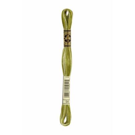 0094 floss DMC 94 Variegated Khaki Green art.117