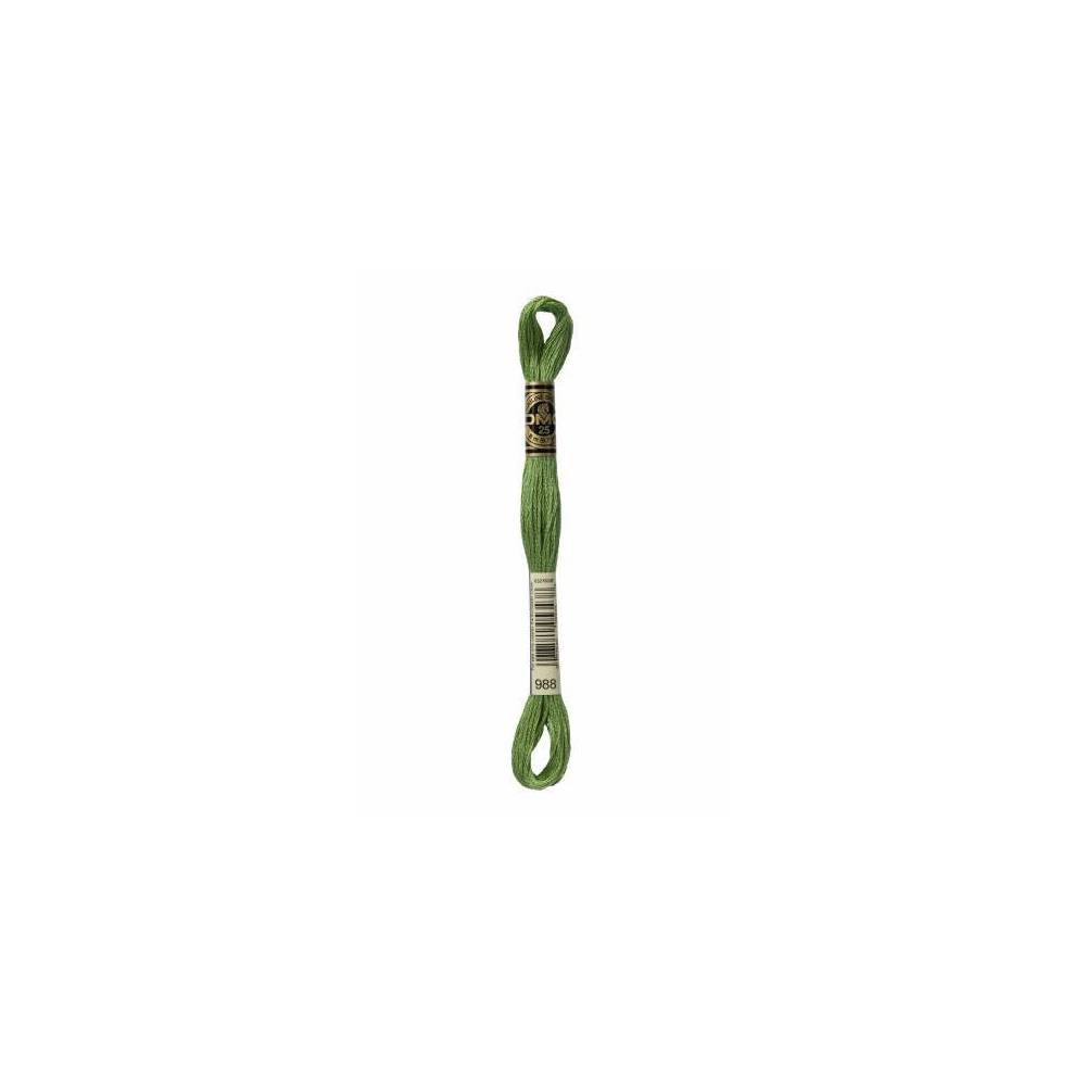 0988 мулине DMC 988 Medium Forest Green арт.117 0988 мулине DMC 988 Medium Forest Green арт.117