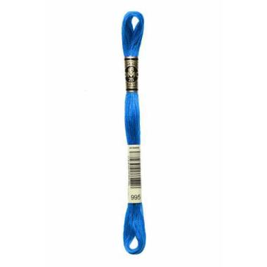 0995 мулине DMC 995 Dark Electric Blue арт.117