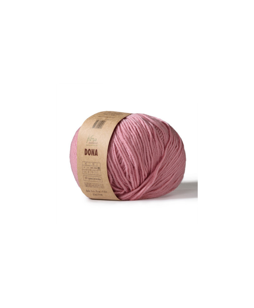 Merino wool yarn DONA Fibranatura - Ash Rose (106-12) Merino wool yarn DONA Fibranatura - Ash Rose (106-12)