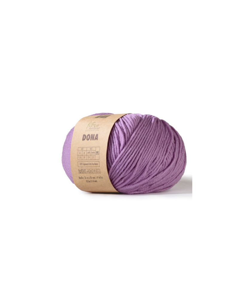 Merino wool yarn DONA Fibranatura - lilac (106-13) Merino wool yarn DONA Fibranatura - lilac (106-13)