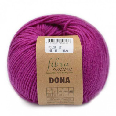 Merino wool yarn DONA Fibranatura - purple (106-15)