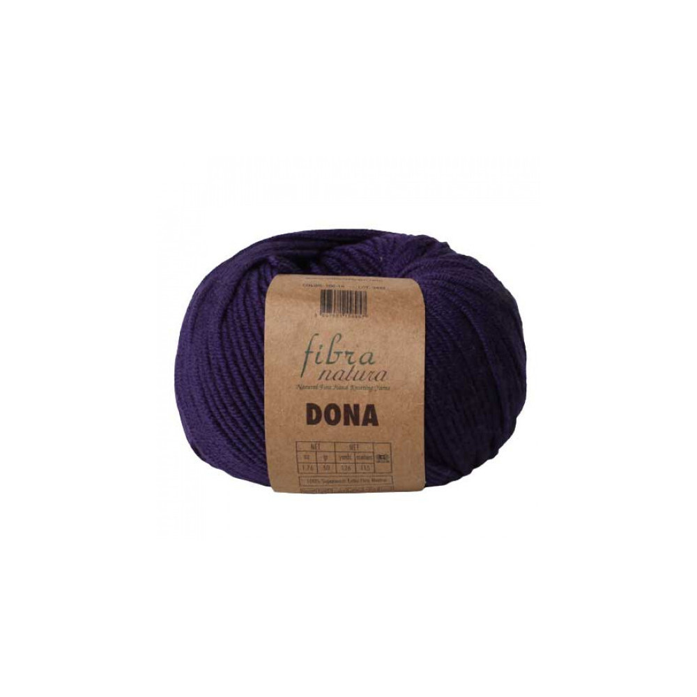 Merino wool yarn DONA Fibranatura - dark purple (106-18) Merino wool yarn DONA Fibranatura - dark purple (106-18)