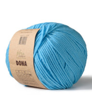 Merino wool yarn DONA Fibranatura - turquoise (106-19)