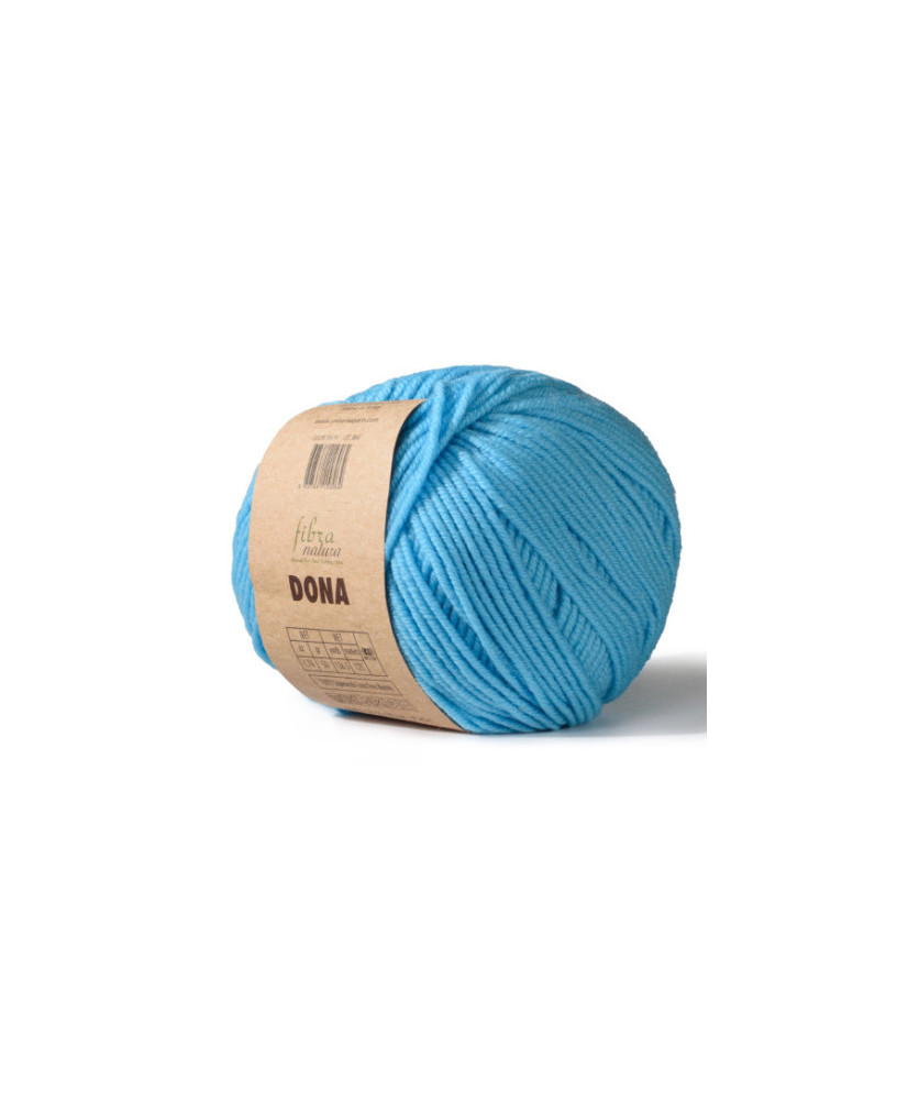 Merino wool yarn DONA Fibranatura - turquoise (106-19) Merino wool yarn DONA Fibranatura - turquoise (106-19)