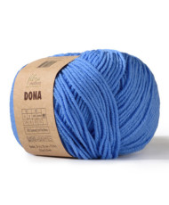 Merino wool yarn DONA Fibranatura - blue (106-20)