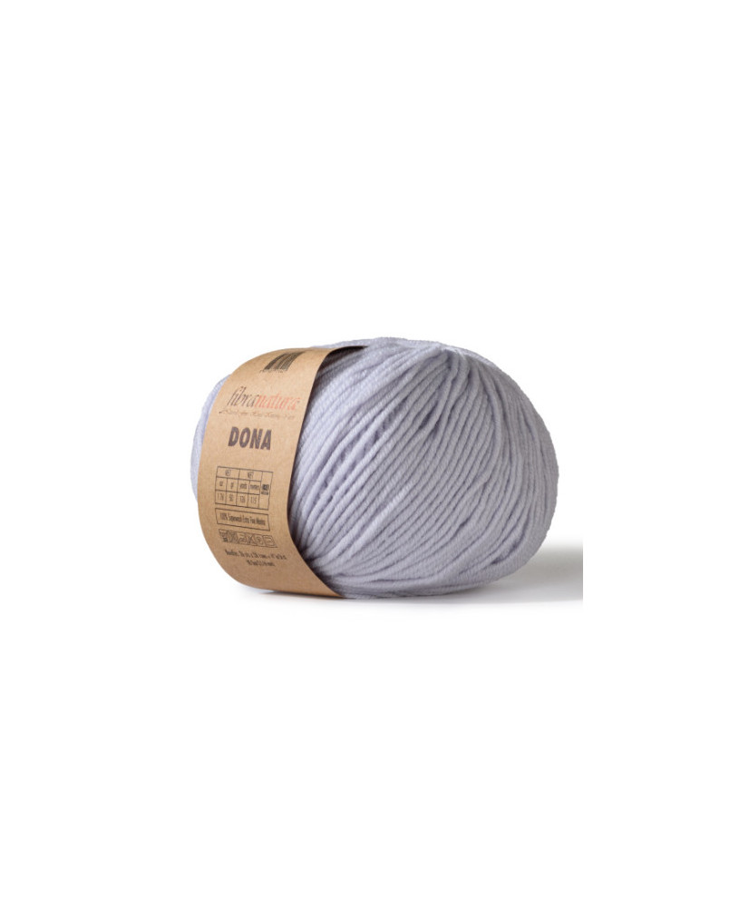 Merino wool yarn DONA Fibranatura - light gray (106-35) Merino wool yarn DONA Fibranatura - light gray (106-35)