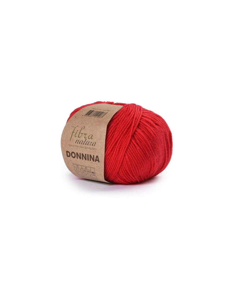 Merino wool yarn DONNINA Fibranatura, red (21-13) Merino wool yarn DONNINA Fibranatura, red (21-13)