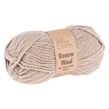 Пряжа Renew Wool Fibranatura, розово-бежевый (102)