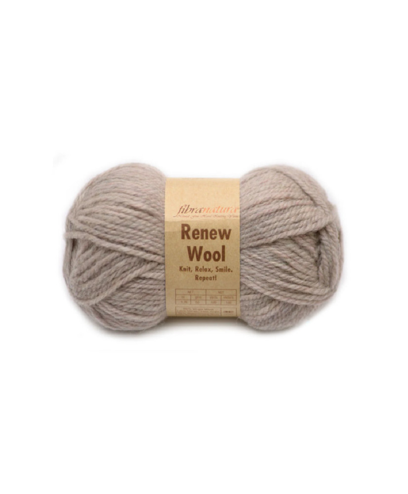 Renew Wool Fibranatura yarn, hazelnut (110) Renew Wool Fibranatura yarn, hazelnut (110)