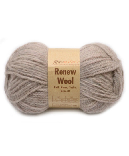 Renew Wool Fibranatura yarn, hazelnut (110)