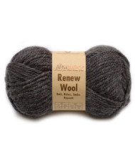 Renew Wool Fibranatura yarn, dark gray (111)