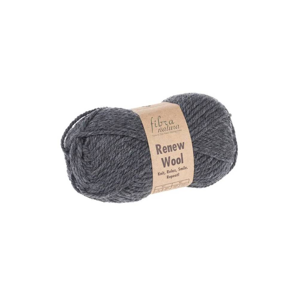 Пряжа Renew Wool Fibranatura, темно-сірий (111)